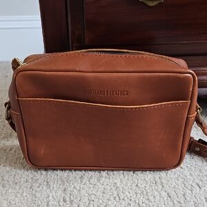 Portland Leather Tan Cross Body
